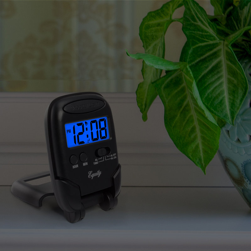 La Crosse Technology Equity Travel Foldup Alarm Clock & Reviews Wayfair